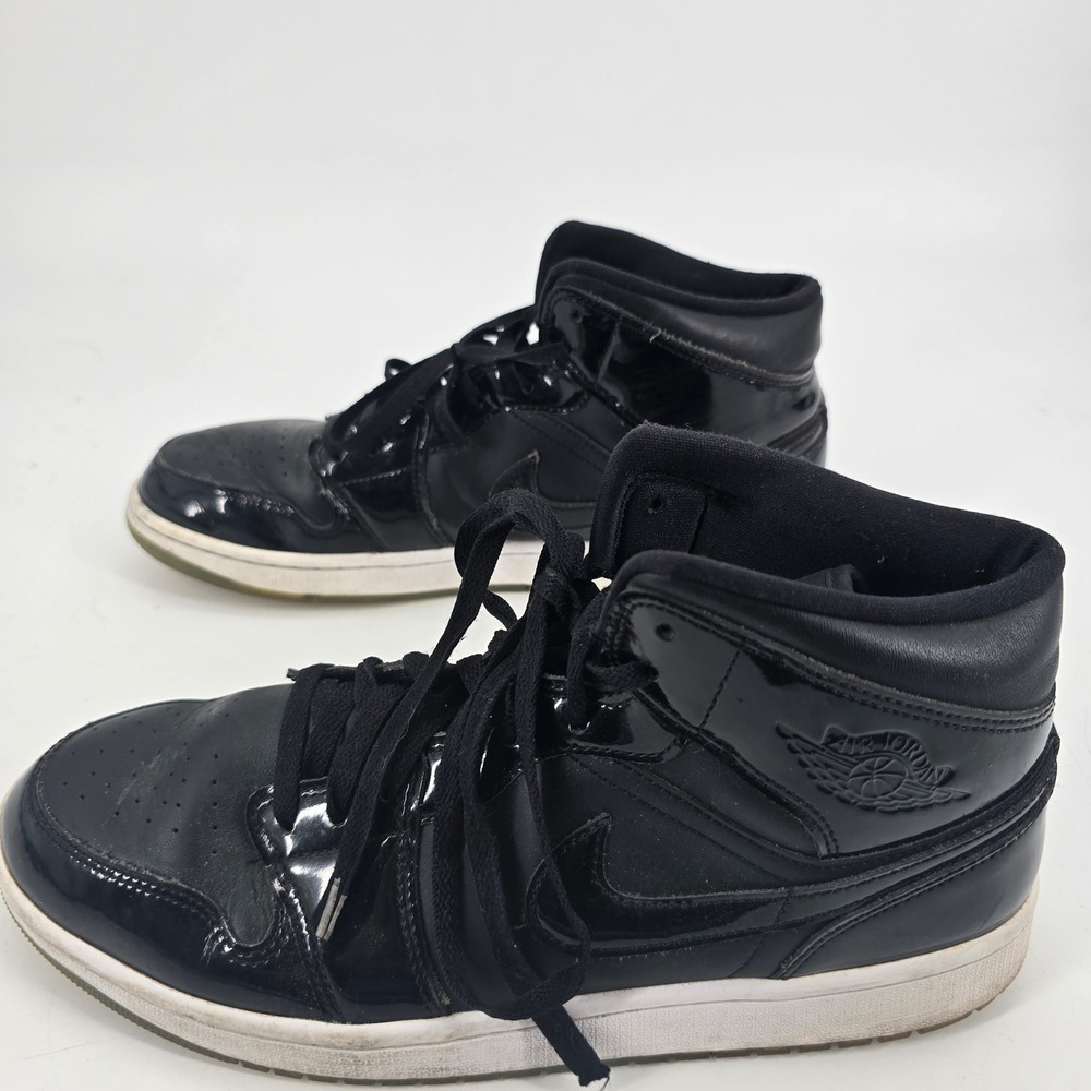 Jordan Air Jordan 1 Mid Mens 12 Sneakers Black Dark Concord White DV1308-004
